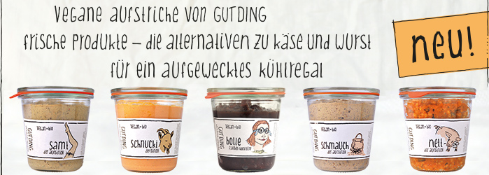 GUTDING - Vegane Aufstriche