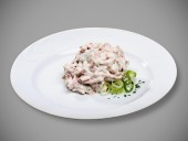  würziger Fleischsalat mit Gurke 